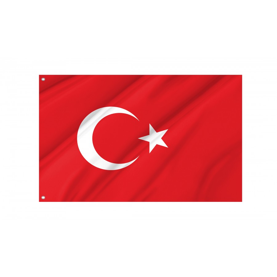 Flag of Turkey, Patriotic Flags, Unique Design Print, Flags for Indoor & Outdoor Use