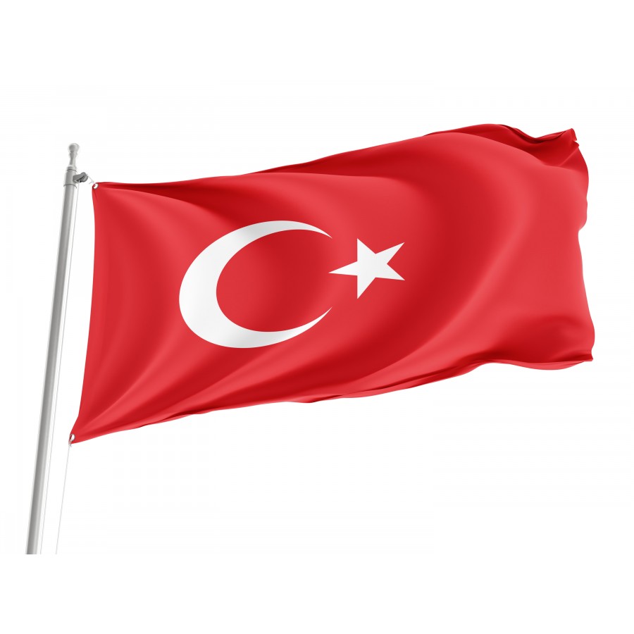Flag of Turkey, Patriotic Flags, Unique Design Print, Flags for Indoor & Outdoor Use