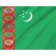 Turkmenistan Flag for Indoor & Outdoor Use - Imagine 2
