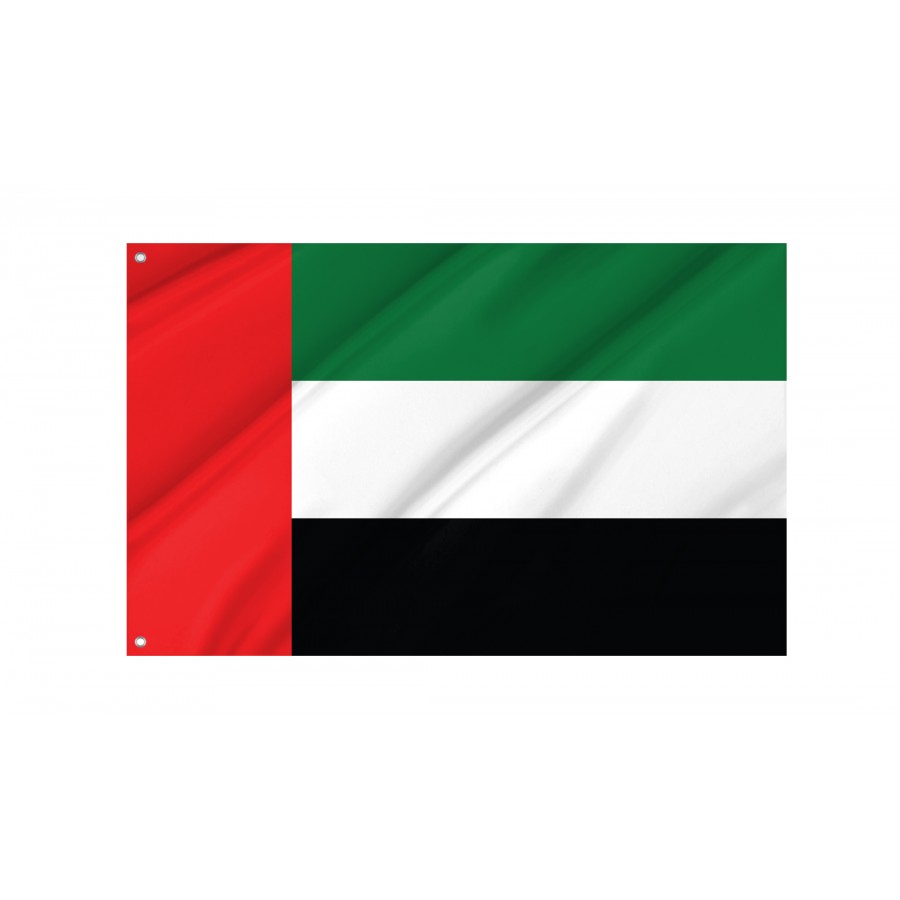 Flag of United Arab Emirates, Patriotic Flags, Unique Design Print, Flags for Indoor & Outdoor Use
