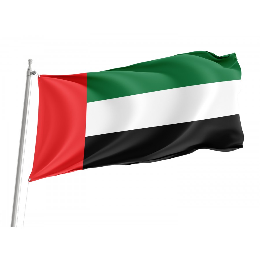 Flag of United Arab Emirates, Patriotic Flags, Unique Design Print, Flags for Indoor & Outdoor Use