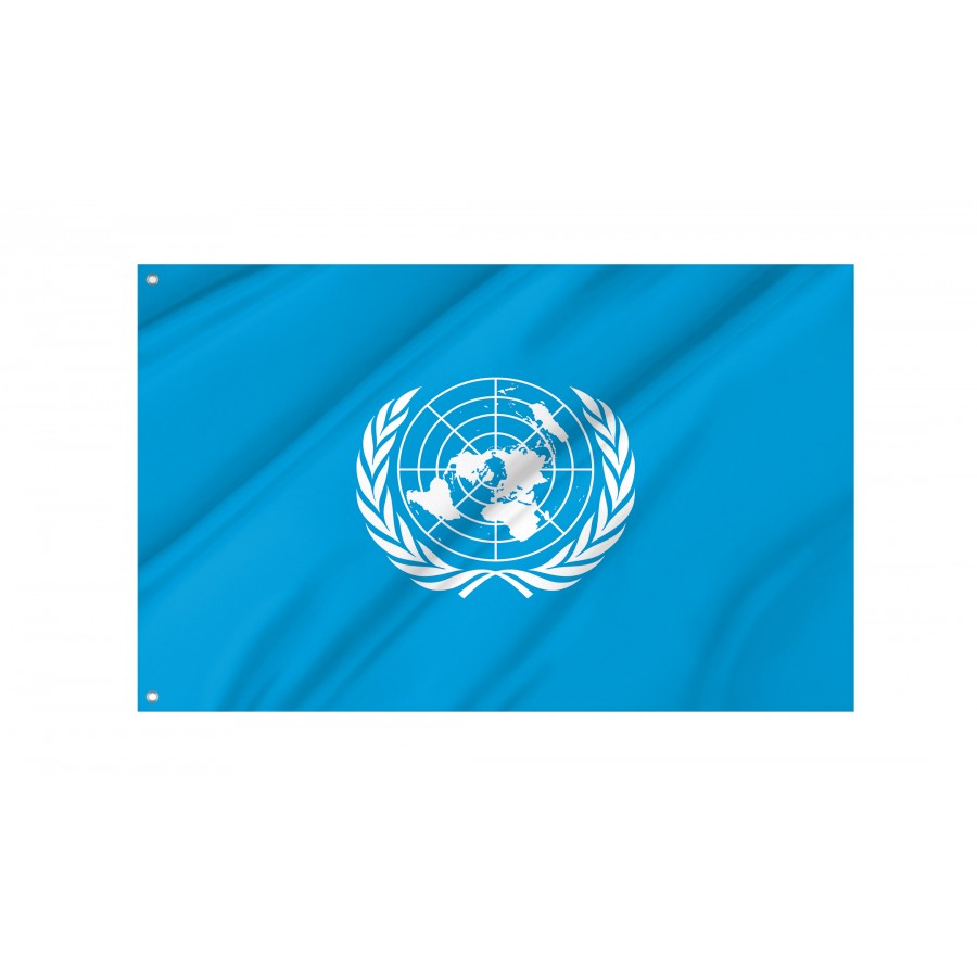 Flag of United Nations, Patriotic Flags, Unique Design Print, Flags for Indoor & Outdoor Use