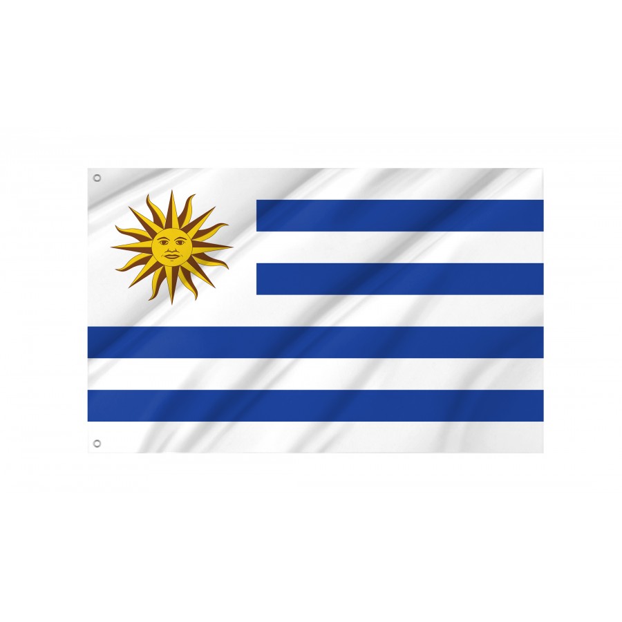 Flag of Uruguay, Patriotic Flags, Unique Design Print, Flags for Indoor & Outdoor Use