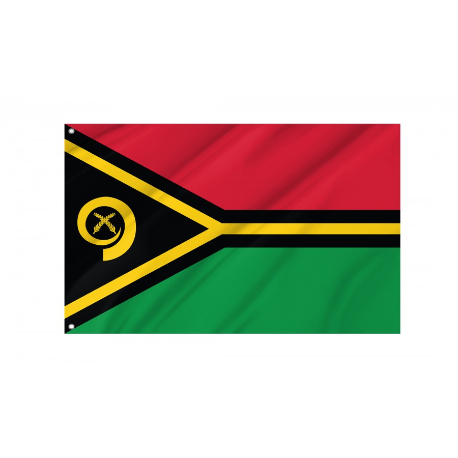 Flag of Vanuatu, Patriotic Flags, Unique Design Print, Flags for Indoor & Outdoor Use