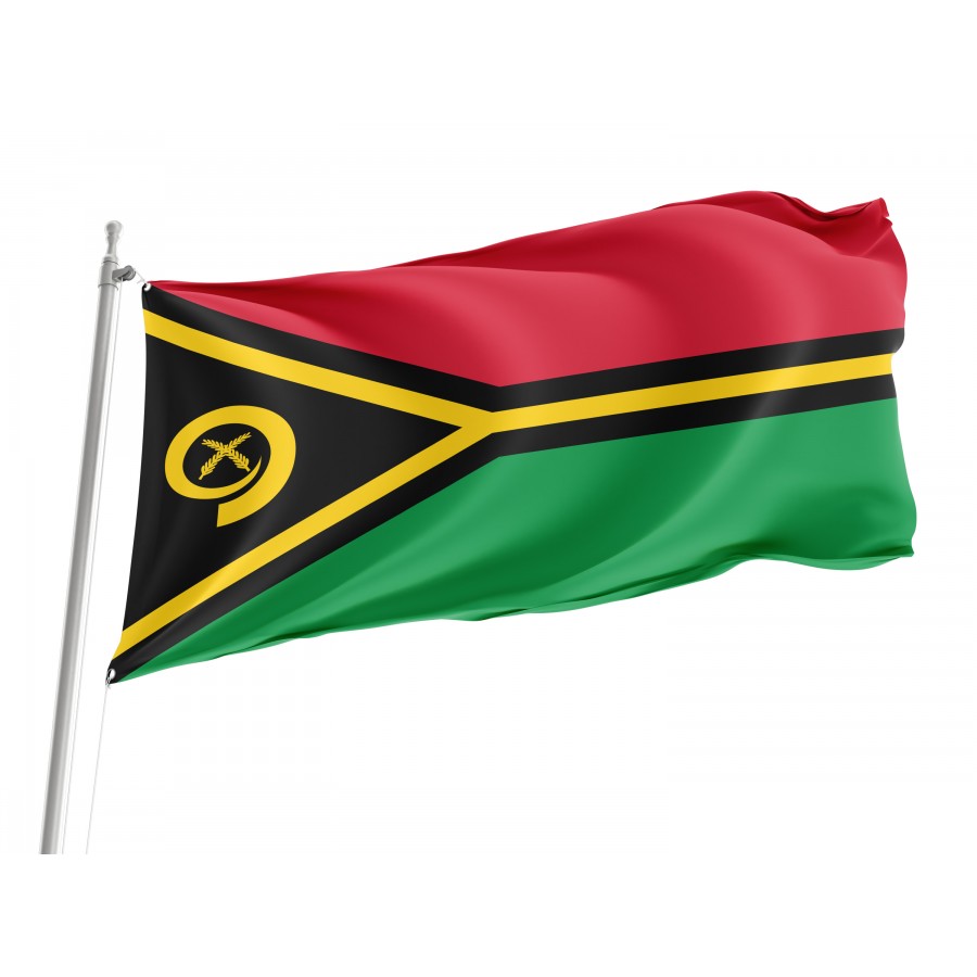 Flag of Vanuatu, Patriotic Flags, Unique Design Print, Flags for Indoor & Outdoor Use
