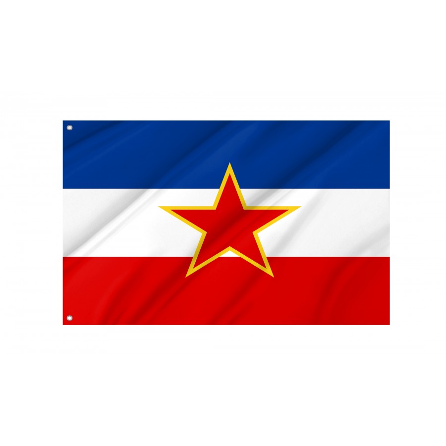 Flag of Yugoslavia, Patriotic Flags, Unique Design Print, Flags for Indoor & Outdoor Use