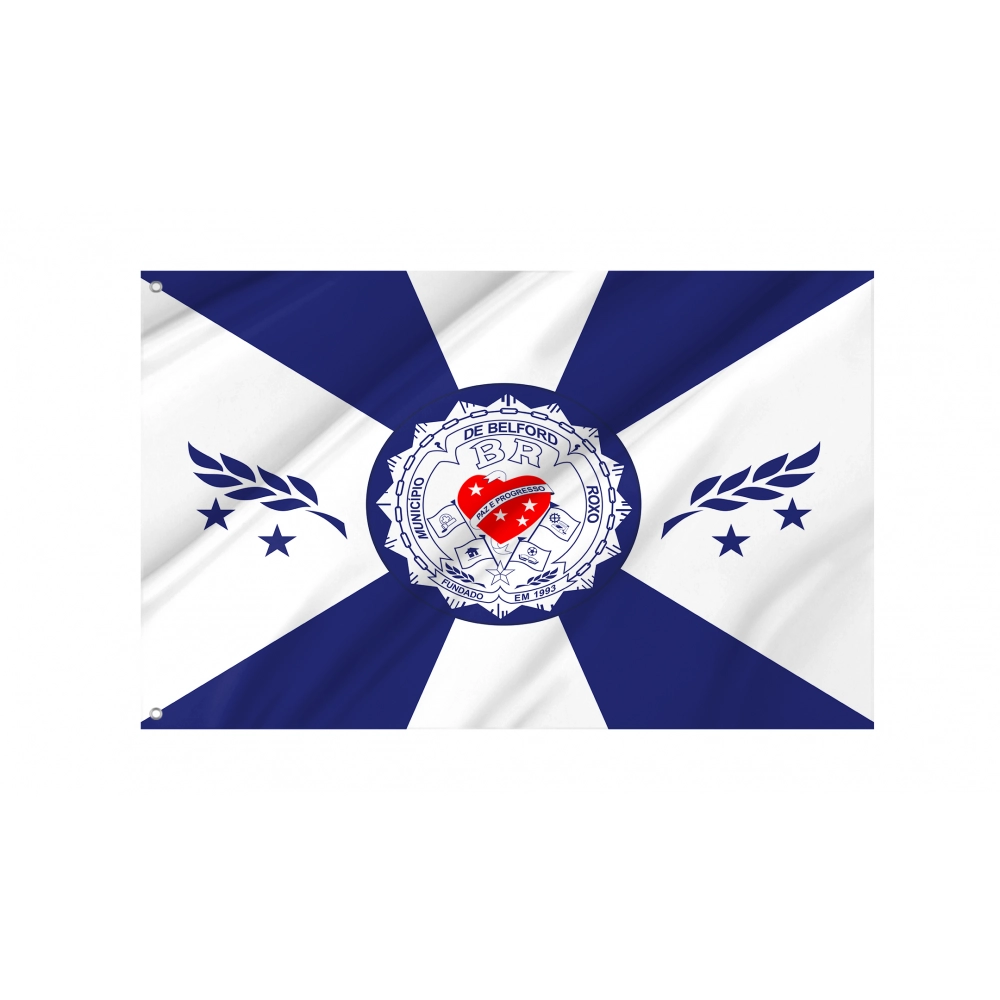 Belford Roxo Flag for Indoor & Outdoor Use