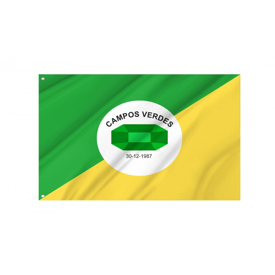 Campos Verdes Flag for Indoor & Outdoor Use, BRAZIL--3