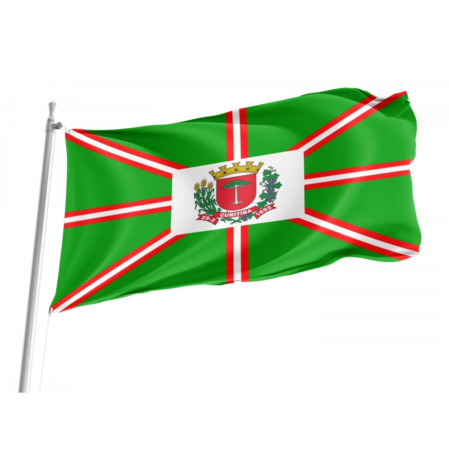 Curitiba Flag for Indoor & Outdoor Use, BRA