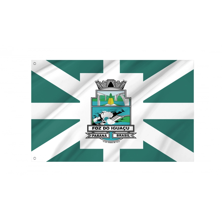 Foz Do Iguacu Flag for Indoor & Outdoor Use, BRA
