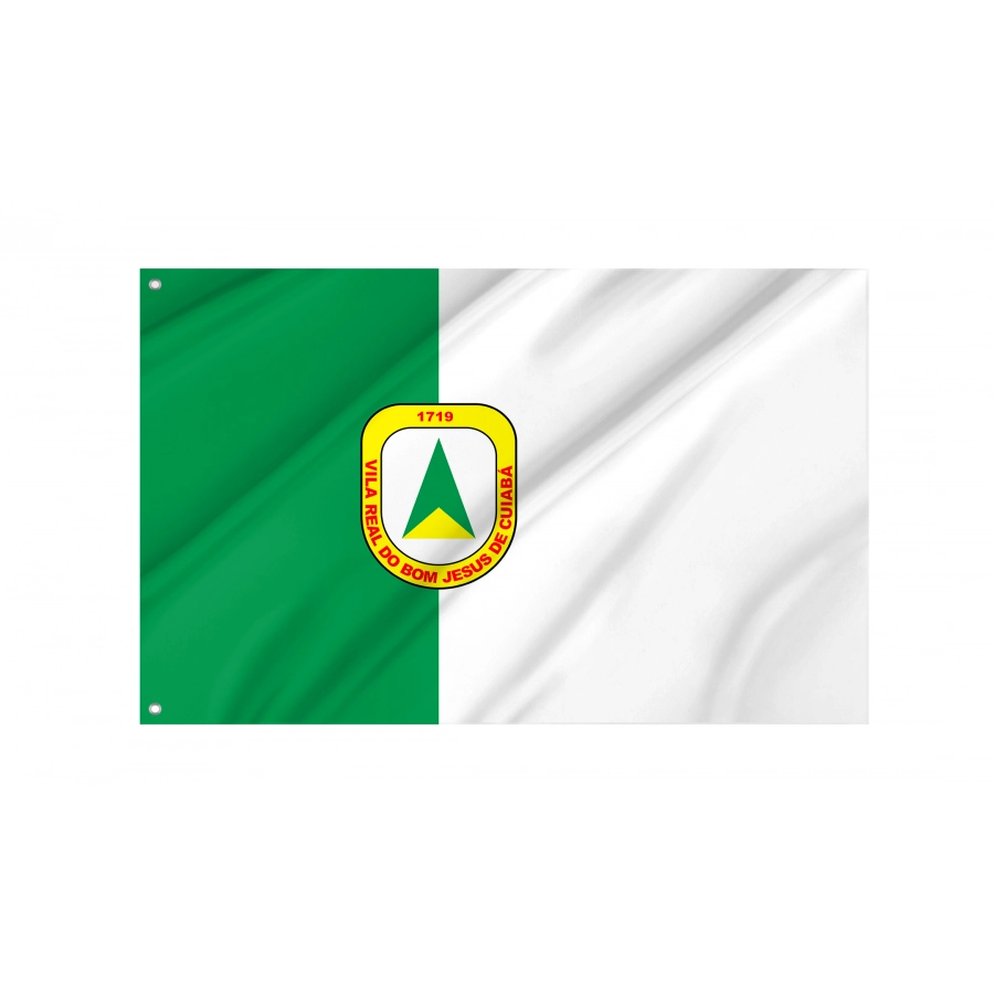 Mato Grosso's city Cuiabá Flag for Indoor & Outdoor Use, BRA