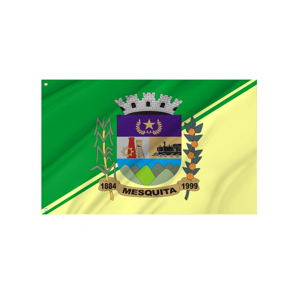 Mesquita City Flag for Indoor & Outdoor Use