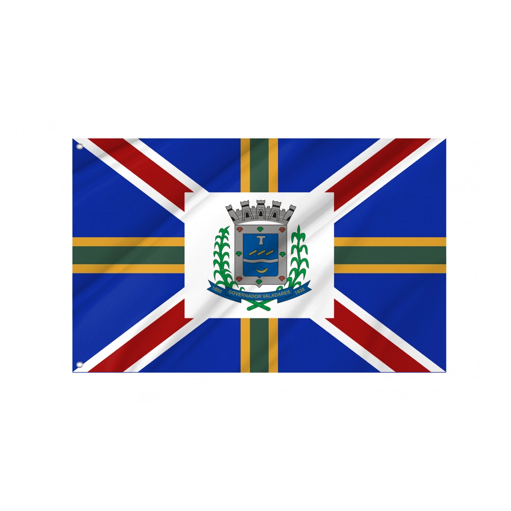Minas Gerais' Governador Valadares City Flag for Indoor & Outdoor Use