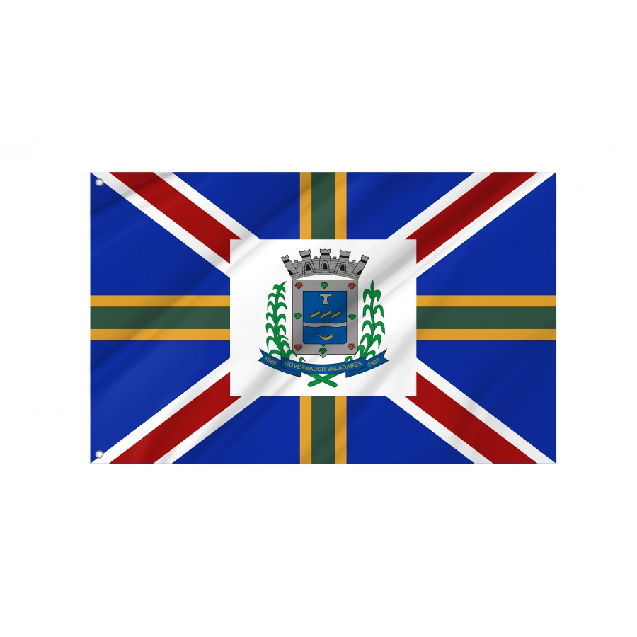 Minas Gerais' Governador Valadares City Flag for Indoor & Outdoor Use, BRA