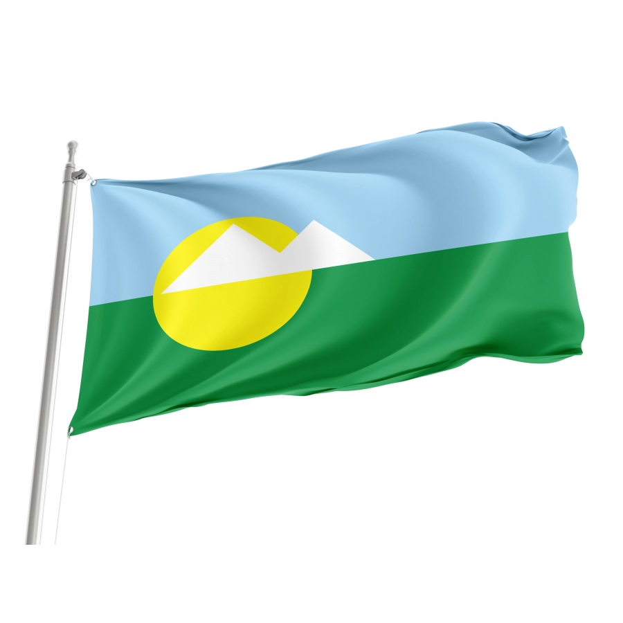 Minas Gerais's City Montes Claros Flag for Indoor & Outdoor Use, BRA