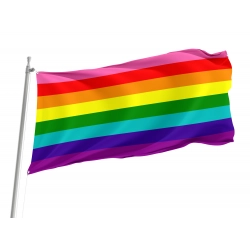 LGBTQ Rainbow Gay Pride Flag for Indoor & Outdoor Use