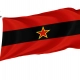 Civil Ensign of People Republic of Albania 1946-1992 Flag - Imagine 1