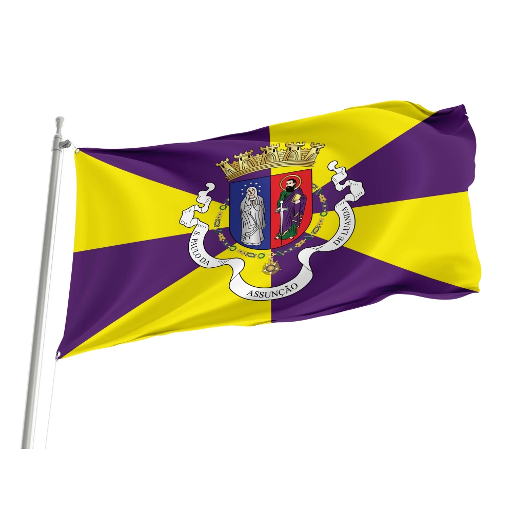 Luanda Flag for Indoor & Outdoor Use Luanda Flag for Indoor & Outdoor Use