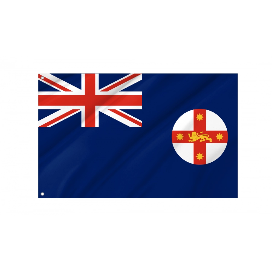 Flag of New South Wales, Patriotic Flags, Unique Design Print, Flags for Indoor & Outdoor Use, AU--6