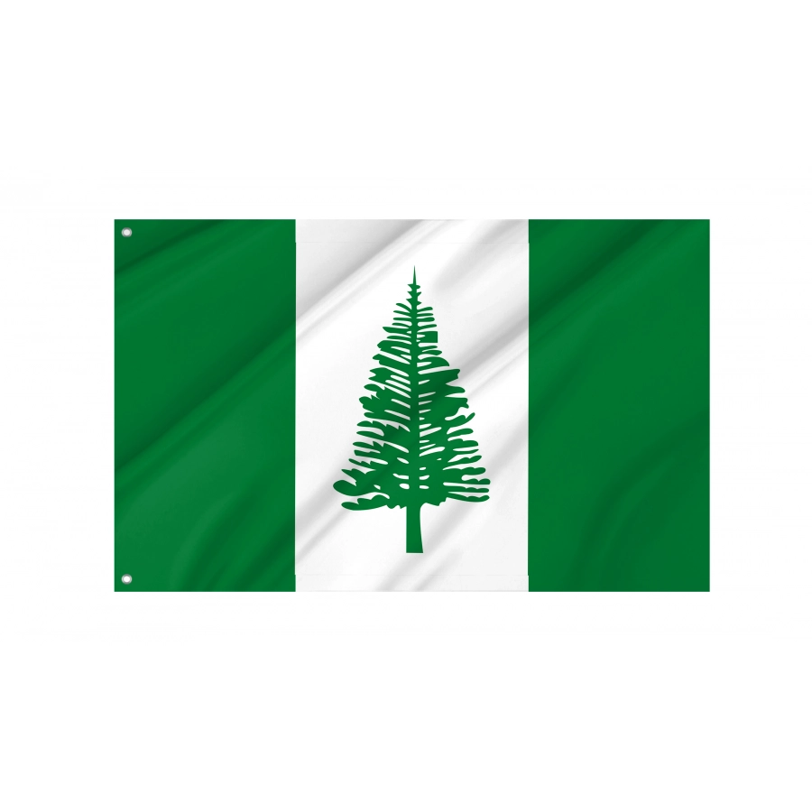 Flag of Norfolk Island, Patriotic Flags, Unique Design Print, Flags for Indoor & Outdoor Use