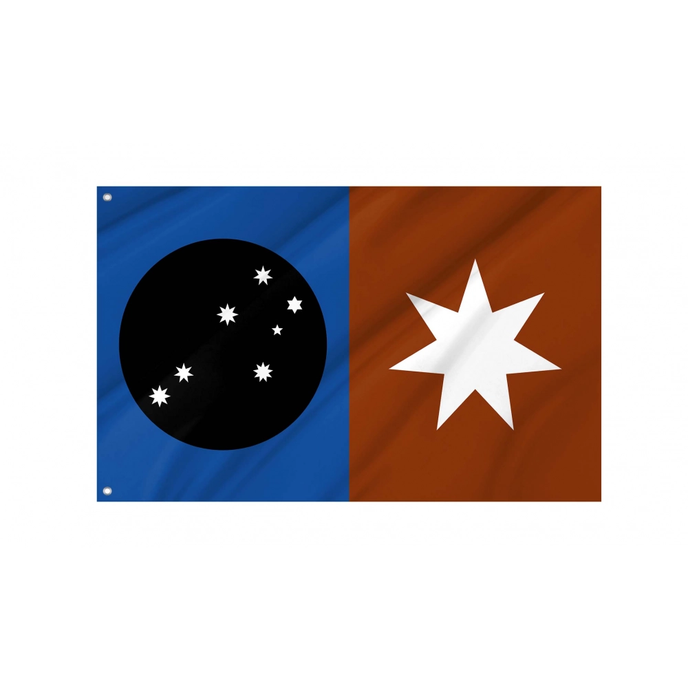 Anangu Traditional Owners Flag for Indoor & Outdoor Use Anangu Traditional Owners Flag for Indoor & Outdoor Use