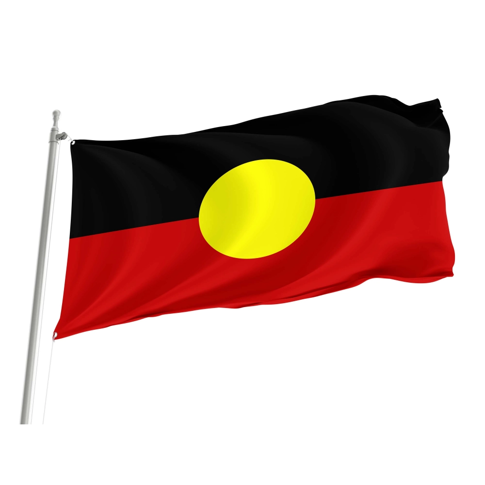 Australian Aboriginal Flag for Indoor & Outdoor Use