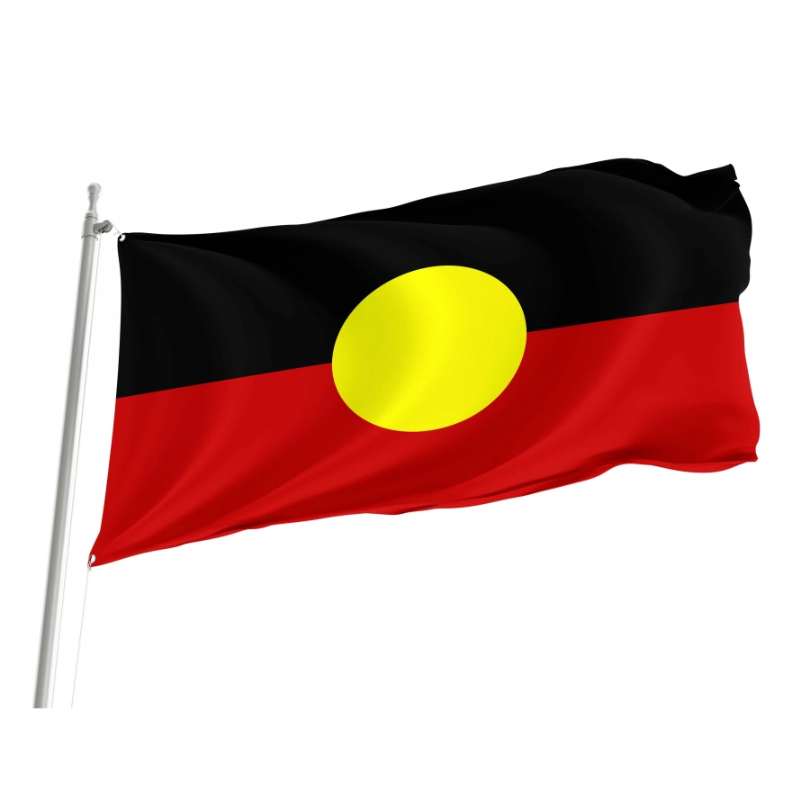 Australian Aboriginal Flag for Indoor & Outdoor Use, AUS05