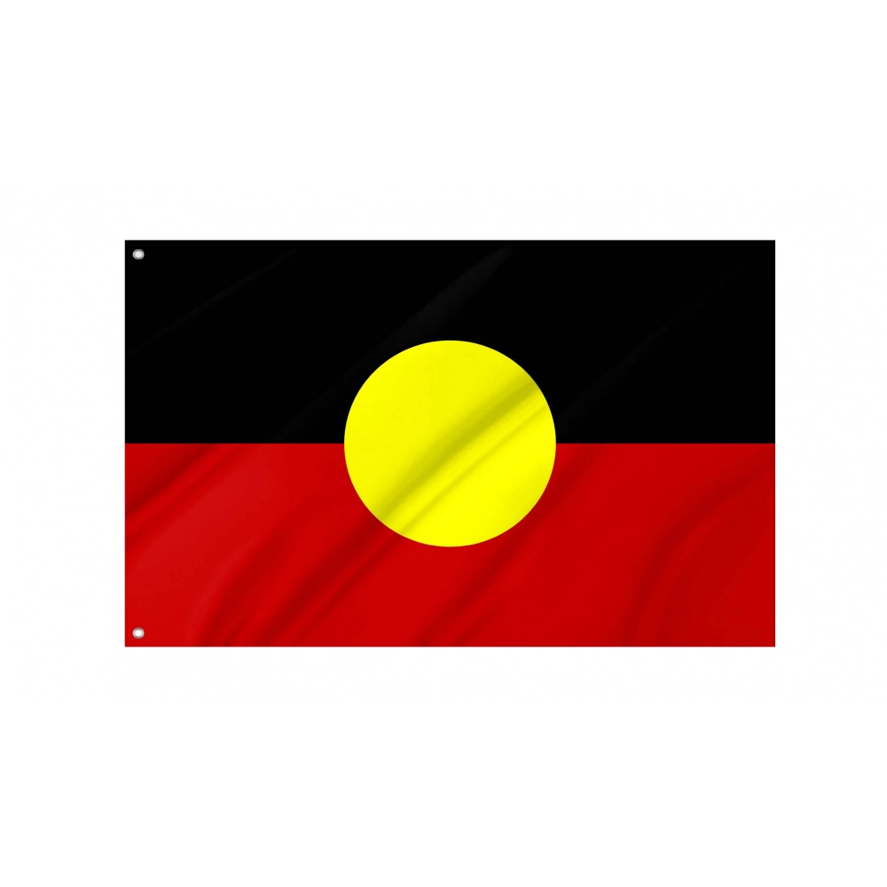 Australian Aboriginal Flag for Indoor & Outdoor Use