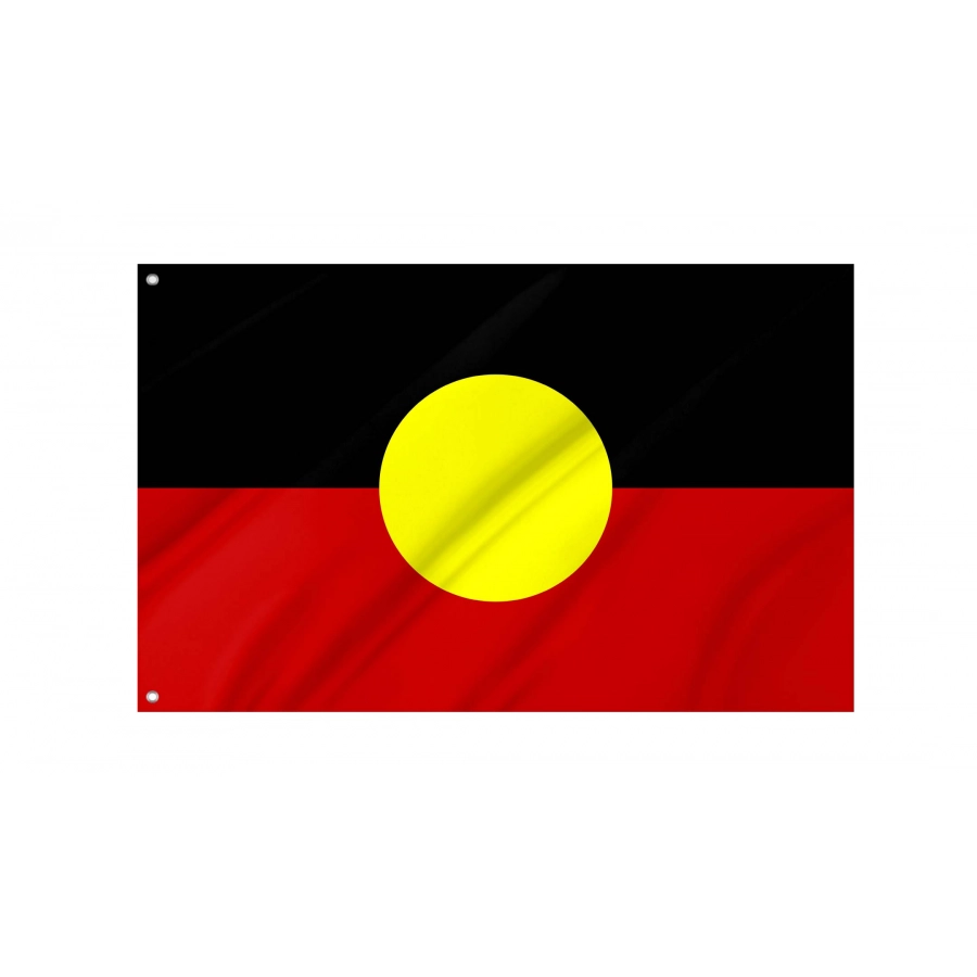 Australian Aboriginal Flag for Indoor & Outdoor Use, AUS05