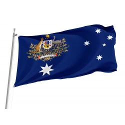 Australian Coat of Arms Stars Flag for Indoor & Outdoor Use