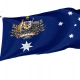 Australian Coat of Arms Stars Flag for Indoor & Outdoor Use - Imagine 1