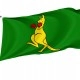 Boxing Kangaroo Flag for Indoor & Outdoor Use - Imagine 1