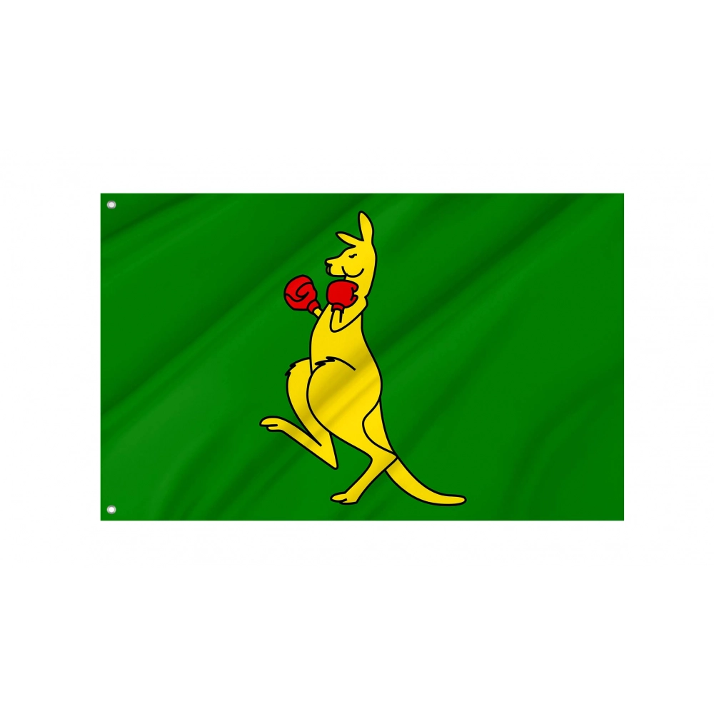 Boxing Kangaroo Flag for Indoor & Outdoor Use