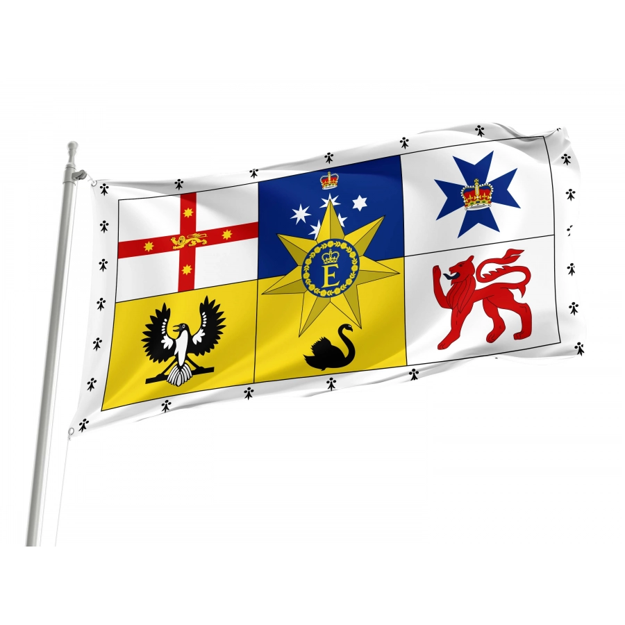 Queen Elizabeth II's personal Flag for Australia for Indoor & Outdoor Use, AUS10