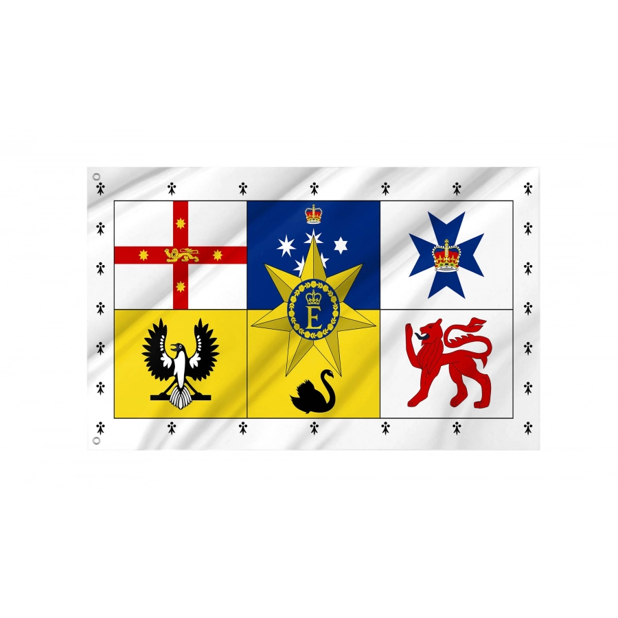 Queen Elizabeth II's personal Flag for Australia for Indoor & Outdoor Use, AUS10