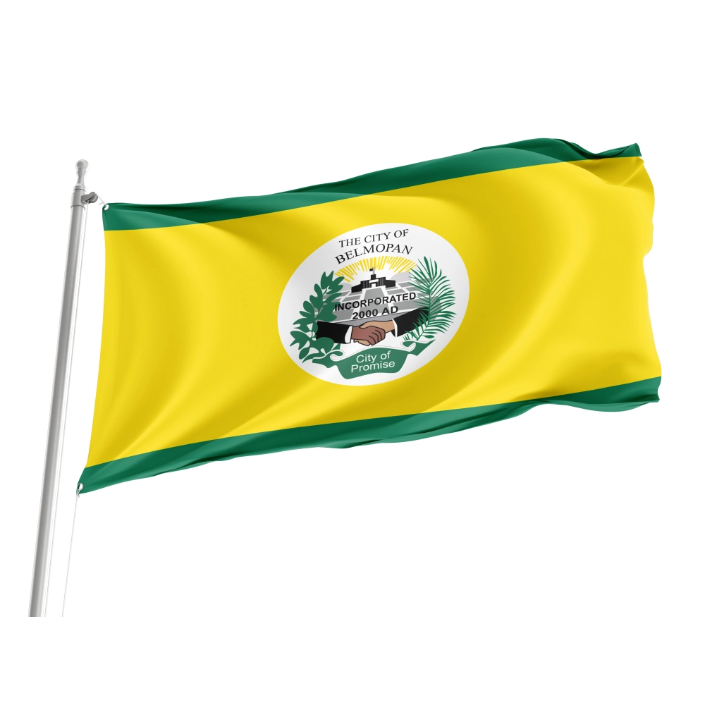 Belmopan Flag for Indoor & Outdoor Use Belmopan Flag for Indoor & Outdoor Use
