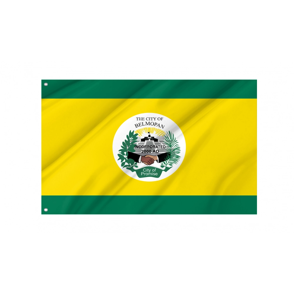 Belmopan Flag for Indoor & Outdoor Use Belmopan Flag for Indoor & Outdoor Use