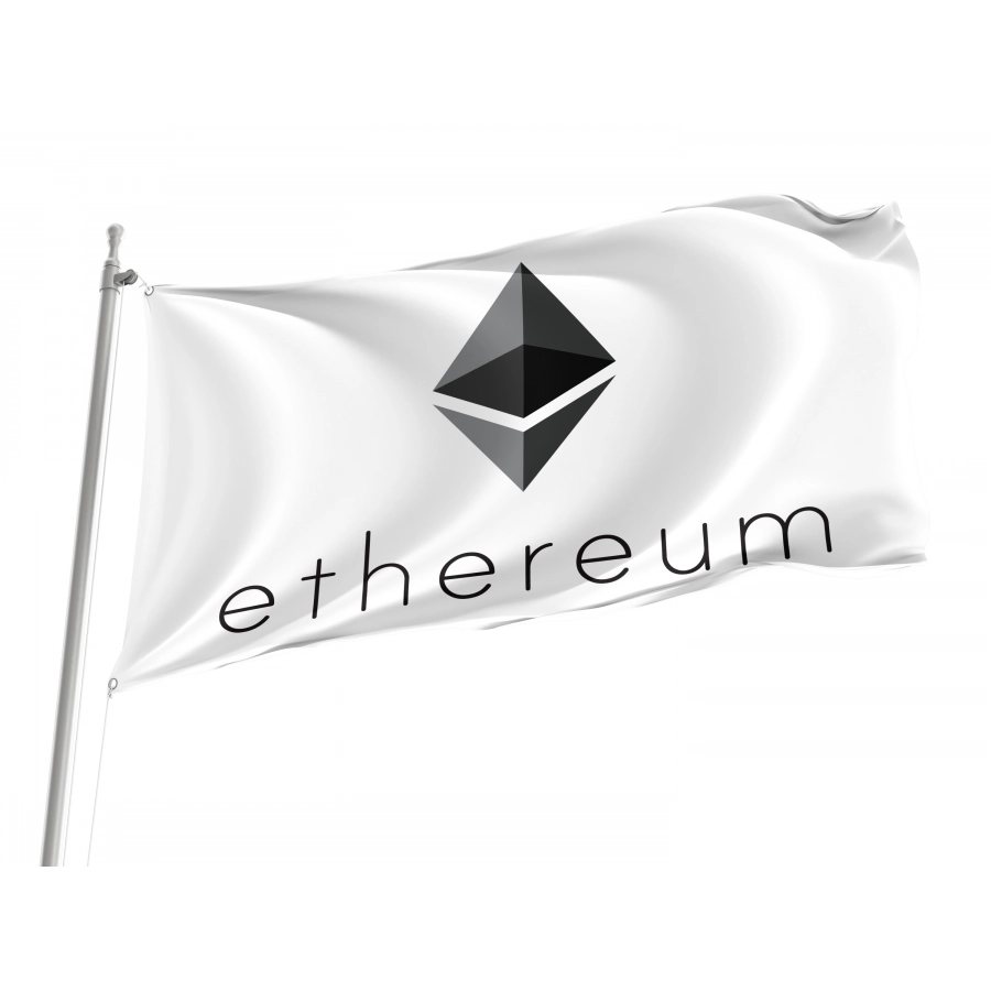 Ethereum (ETH) Flag, Unique Design Print