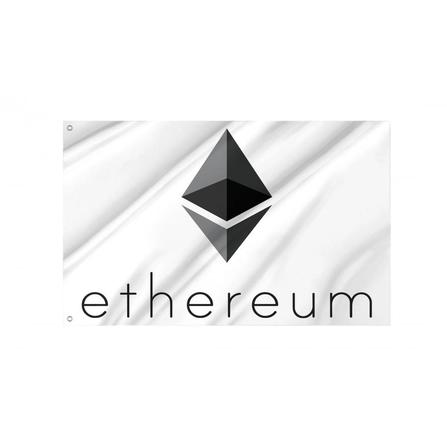 Ethereum (ETH) Flag, Unique Design Print