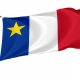 Acadia Flag for Indoor & Outdoor Use - Imagine 1