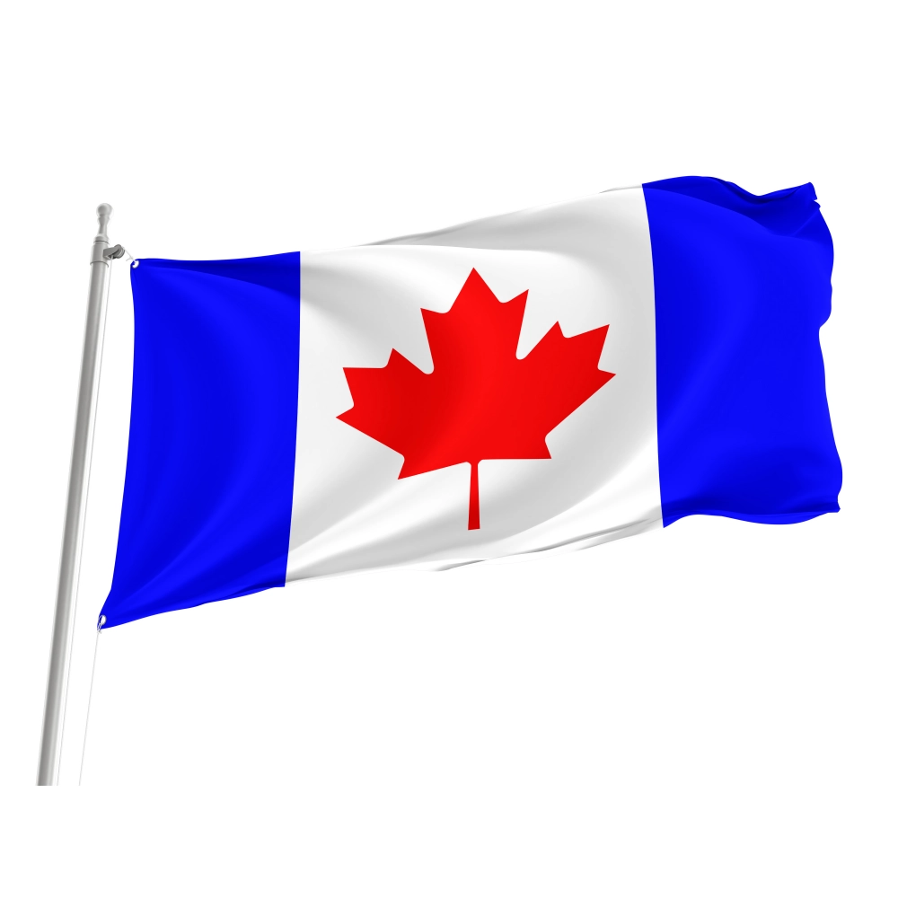 Canadian History Flag for Indoor & Outdoor Use