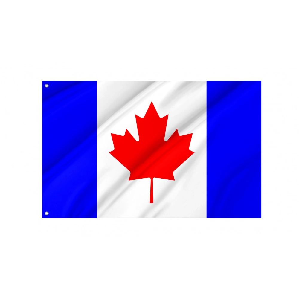 Canadian History Flag for Indoor & Outdoor Use