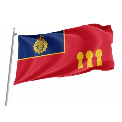 Royal Canadian Mounted Police - F Division Flag for Indoor & Outdoor Use