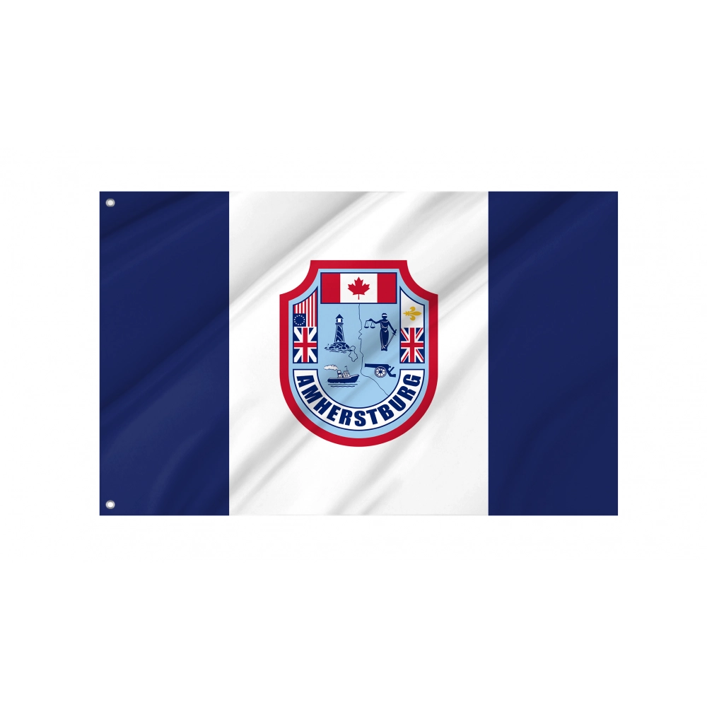 Amherstburg, Ontario Flag for Indoor & Outdoor Use Amherstburg, Ontario Flag for Indoor & Outdoor Use