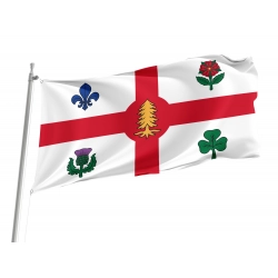 Montreal Flag for Indoor & Outdoor Use