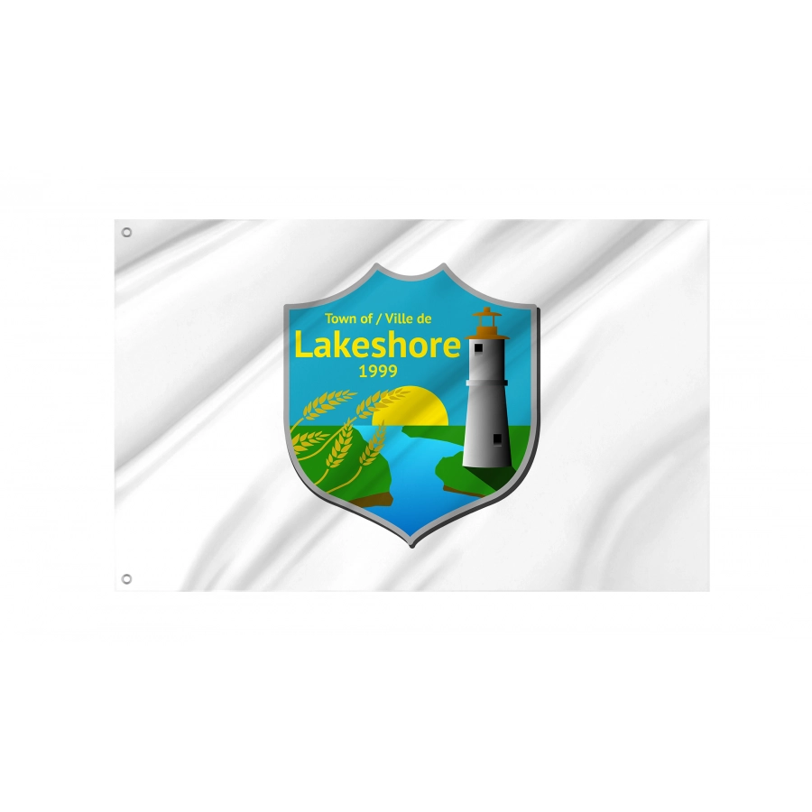 Flag of Lakeshore, Ontario, Patriotic Flags, Unique Design Print, Flags for Indoor & Outdoor Use