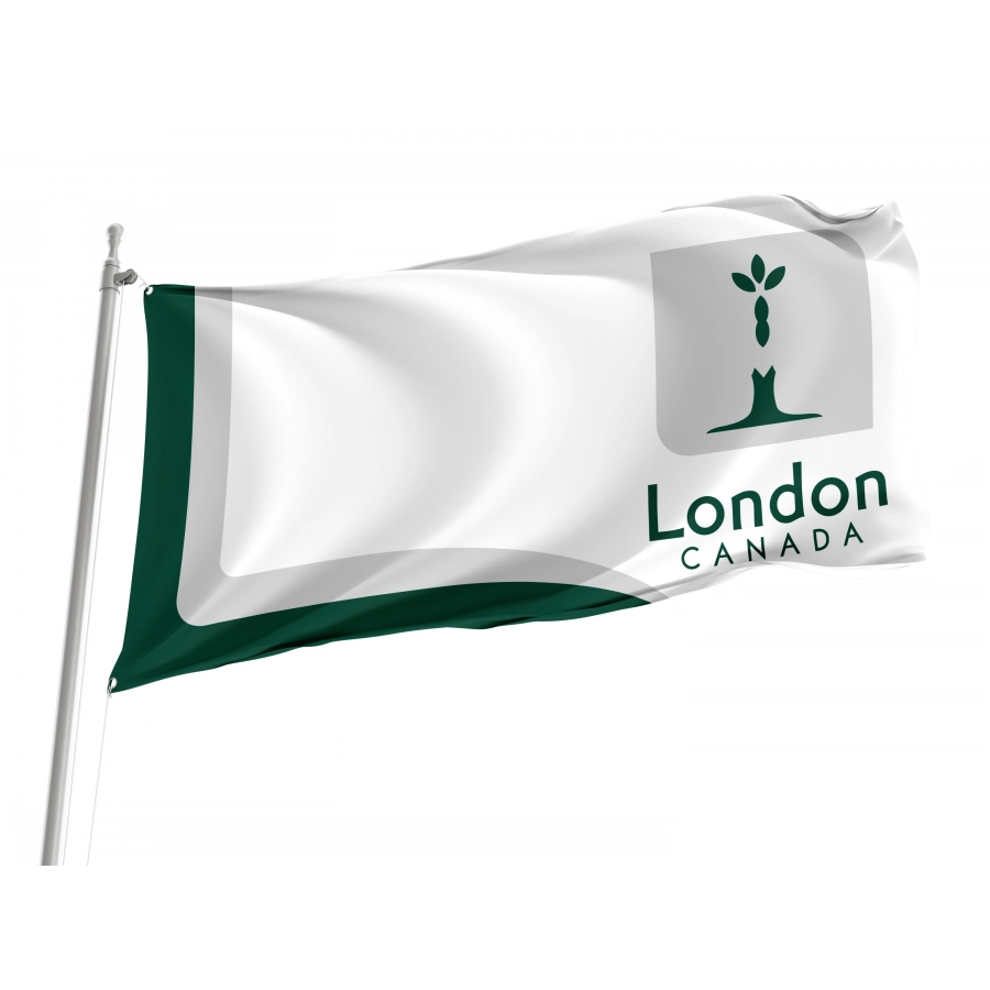 Flag of London, Ontario, Patriotic Flags, Unique Design Print, Flags for Indoor & Outdoor Use