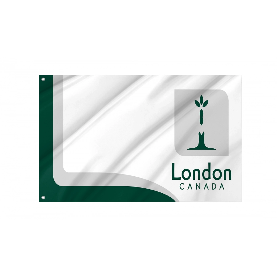 Flag of London, Ontario, Patriotic Flags, Unique Design Print, Flags for Indoor & Outdoor Use