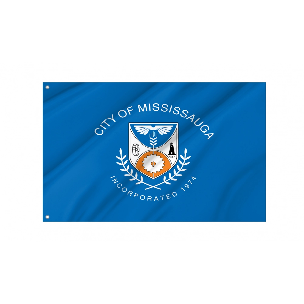 Mississauga, Ontario Flag for Indoor & Outdoor Use