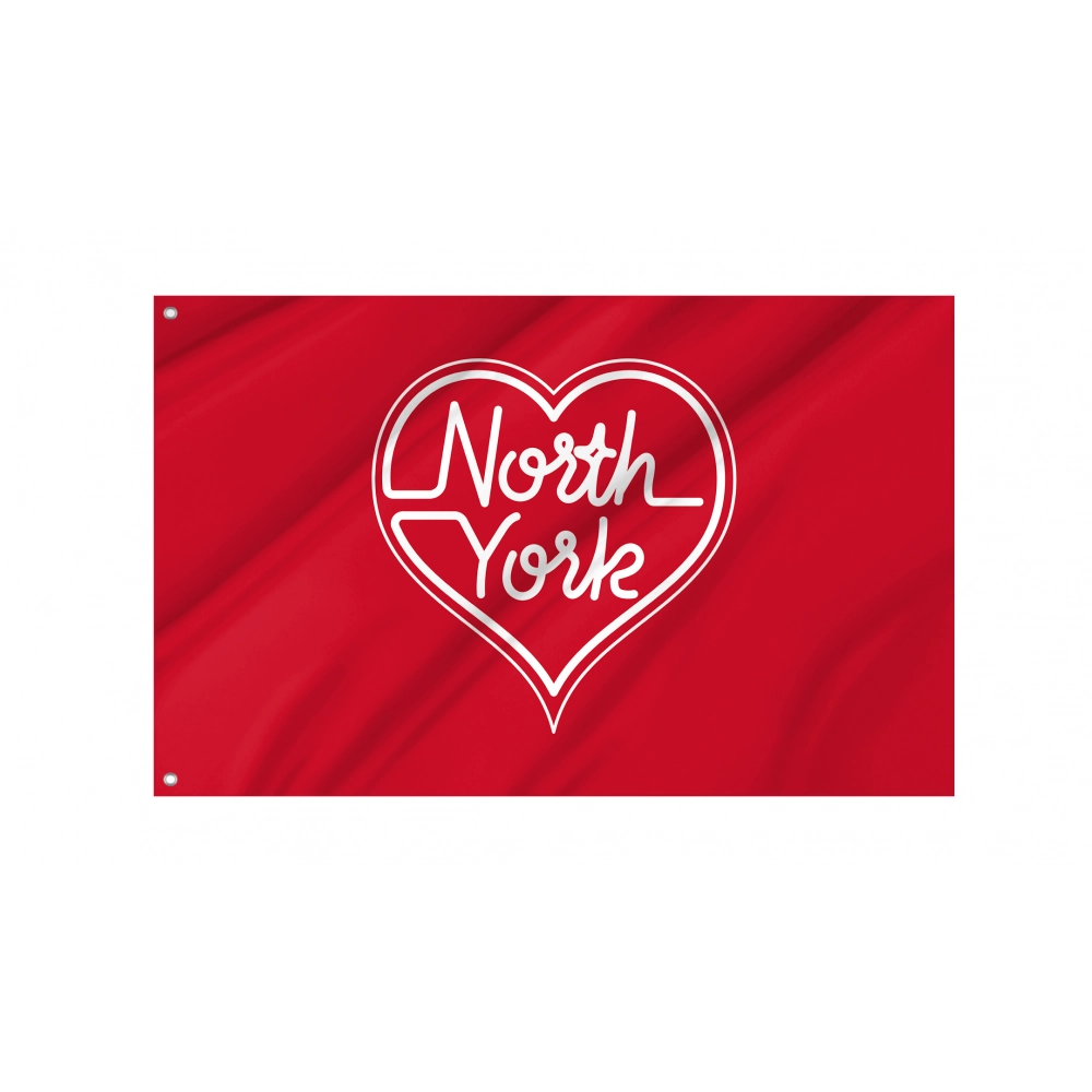 North York, Ontario 1985-1998 Flag for Indoor & Outdoor Use